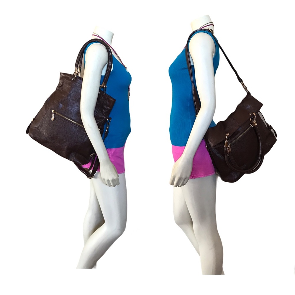 Dark Brown Color Bag by Erica Anenberg